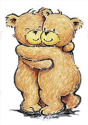 Friendly hug
