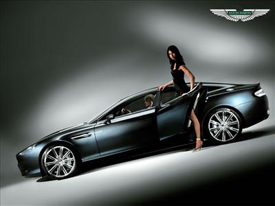 Aston Martin + Girl