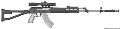 extended barel ak