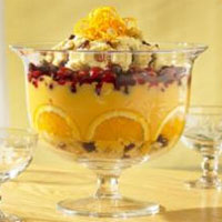 Cranberry Orange Trifle