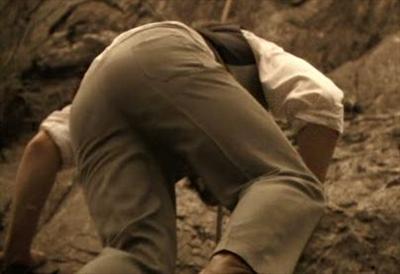 \"Gratuitous bum shot\" Gareth