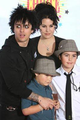 Billy Joe Armstrong and family