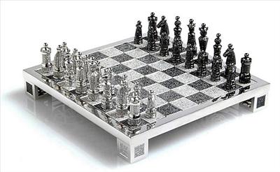 Diamond Studded Chess Set