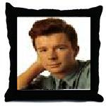 I just hit you with the Rickroll Pillow