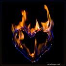 Flaming heart