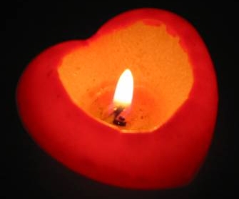 Heart Candle
