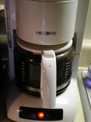 Half decaffeinated coffee