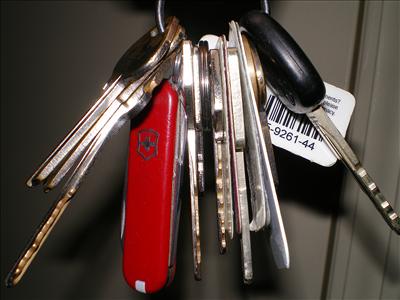 too many keys for someone with no car or house