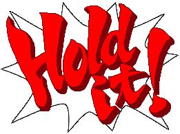 HOLD IT!