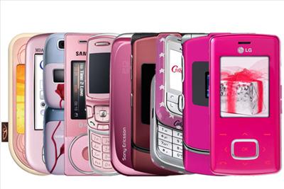 pink cell phone