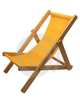 Yellow lounger