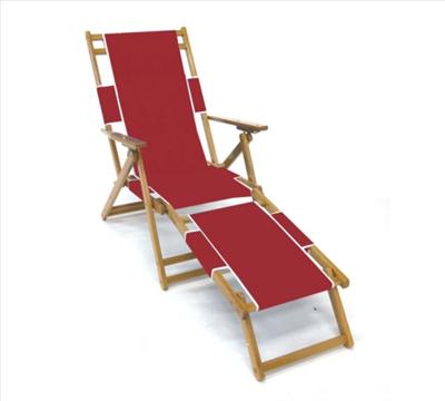 Red lounger