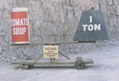 the giant Soup Can Flipper