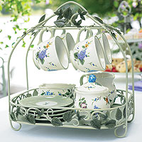 Vintage Garden™ Tea Service Caddy Set (1477)