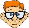 Nerdy geek