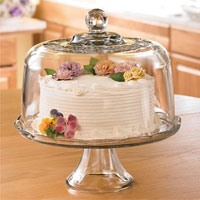 Fantasia® Domed Cake Plate/Punch Bowl Set (0584)  