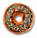 Coloured muffin donut