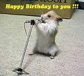 singing at happy birthday