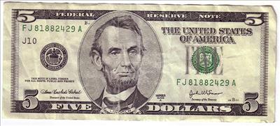 5 bucks