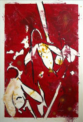 Painting my day in confused red