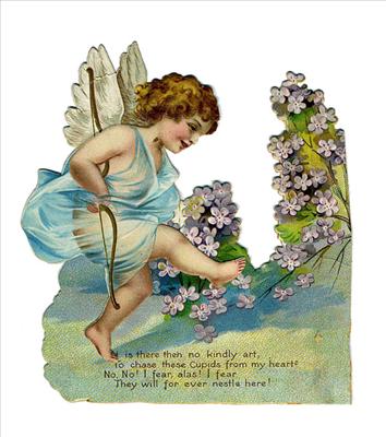 It is there then no kindly art, To chase these Cupids from my heart? No, No! I fear, alas! I fear They will for ever nestle here!