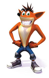Crash Bandicoot Cheeky Grin