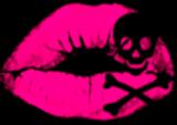 lips and skull