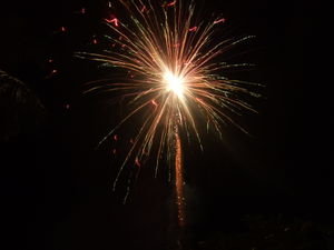 b-day firework show