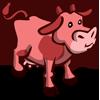 pink cow