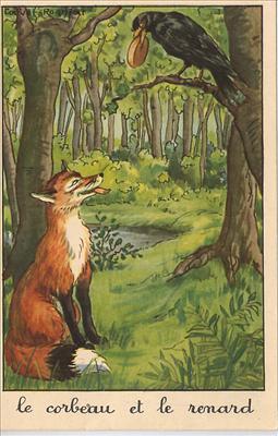 fables: corbeau renard...