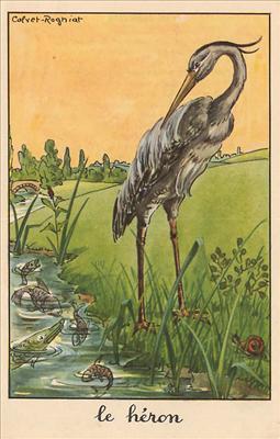 fables: héron...
