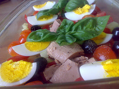 Salade aux œufs 