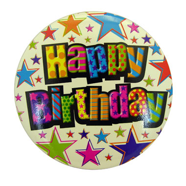 Birthday badge