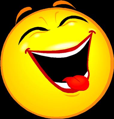 Laughing smile