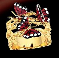 Monarch Butterfly ring