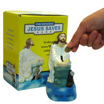 Salvadanaio Jesus Save