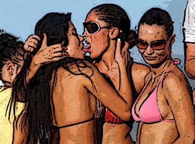 Lezzie Threesome 