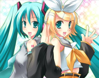 Rin and Miku