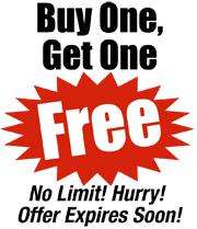 buy 1 get 1 free