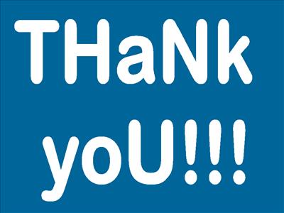 tHANk yoU!!!
