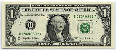 1 dollar