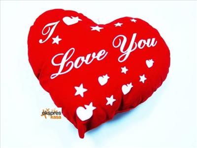 I LOVE YOU'LU YASTIK!
