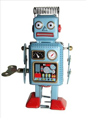 wind up toy robot