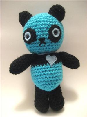 blue panda doll