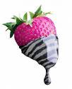 zebra striped strawberry