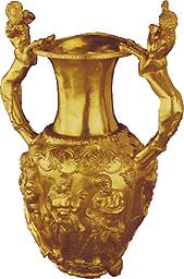 Amphora-rhyton, Pangyurishte Treasure (3rd c. B.C.)