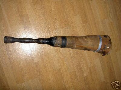 wooden leg
