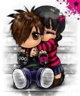 Cute Cartoon Hug