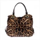 Valentino Inspired Leopard Print Handbag