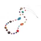 Colourful Gem & facet Bead Necklace